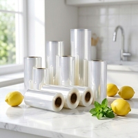 Film rétractable POF haute transparence, haute résistance à la traction, non décolorant, semi-perforé, qualité alimentaire, emballage résistant à l'humidité
