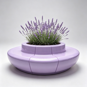 Bancs d'extérieur modernes en fibre de verre écologiques pour la place publique, l'église et le jardin - Product Image 4