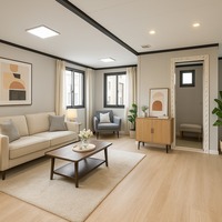 Maisonnette Modulaire de Luxe 40 pieds avec Salle de Bain et Cuisine Compacte, Norme AU Classe 1a, Préfabriquée pour Logement Annexe