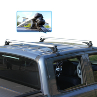 Benext Barre de toit universelle en alliage d'aluminium avec panier de chargement pour NP300/Amarok/Wrangler JK, partie arrière, luxe, plus sûre, installation facile