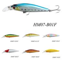 Leurre Minnow Lutac 90MM 16G Flottant, Appât Artificiel Dur avec Yeux 3D et Hameçon Triple, 7 Couleurs, Revêtement Laser, Direct Usine