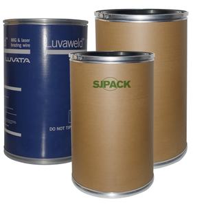 Barril de Fibra para Envasado de 207L, 55 Galones, Color Marrón, con Logotipo Personalizado - Product Image 1