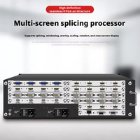 Processeur de fusion multi-écrans métallique 4K60Hz pour contrôleur matriciel hybride sans coupure avec surveillance réseau et décodeur vidéo