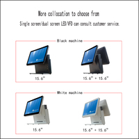 Caisse enregistreuse de terminal de position de supermarché de restaurant de Windows 15.6 pouces