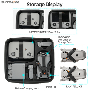 Estuche de Transporte Sunnylife, Bolsa Combinada para Controladores, Estuche Rígido de Viaje, Bolsa de Mensajero de Gran Capacidad para Lito 1/X1/<span class=keywords><strong>Mini</strong></span> 5 <span class=keywords><strong>Pro</strong></span> - Product Image 3