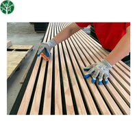 Panneaux acoustiques muraux en placage de bois naturel HAORAN, nouvelle tendance, absorption acoustique très efficace, couleur personnalisée pour mur et plafond