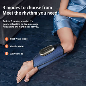 Appareil de massage des jambes électrique à pression d'air, avec chaleur et compresseur d'air, pour la circulation sanguine et la relaxation - Product Image 5