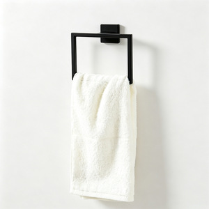 ราวแขวนผ้าเช็ดตัวในห้องน้ำสแตนเลสแบบติดผนัง 24 นิ้ว สีดำด้าน 1 แพ็ค - Product Image 4