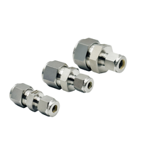 Union de réduction à compression de haute qualité en acier inoxydable SS316 3/4 pouces, double embout lisse, résistant à la corrosion pour l'industrie pétrolière et gazière