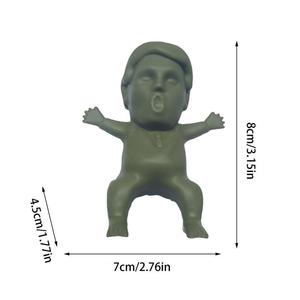 Distributeur de capuchon de dentifrice en silicone amusant et écologique Couvercle de pompe à bout du président Gadgets de décoration intérieure <span class=keywords><strong>pour</strong></span> aides à la compression des tubes - Product Image 4