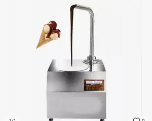 Hnoc Commerciële Automatische Warme Chocoladedruppels Melk Dispenser Machine 5,5l Chocolade Temperer Met Kraan
