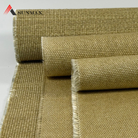 Tissu en fibre de verre enduit de vermiculite pour vestes isolantes amovibles et couvercles de vannes