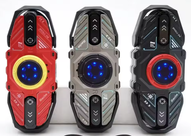 F1 Metal Mechanical Mech Armor Headphones - Creative Trendy Toys Stress-relieving Finger-Pointing Wireless Gaming Headphones