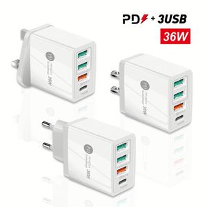 36W PD 100V-240V 50-60HZ Quick <b>Wireless</b> Charger for Laptop Fire-proof Type-C to Type-C Cable PC Electric Phone Charger - Product Image 4