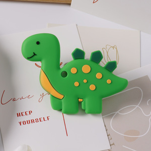 <span class=keywords><strong>THEONE</strong></span> 0 a 24 mesi BPA Free Silicone bambino massaggiagengive personalizzato dinosauro animale frutta giocattoli da masticare per il bambino mastica - Product Image 5