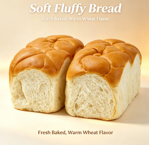 <span class=keywords><strong>Pane</strong></span> Fresco di Grano Tenero Fermentato Naturalmente, Sapore Dolce di Cereali, Basso Contenuto di Grassi, Senza Additivi Artificiali, Facile da Digerire - Product Image 6