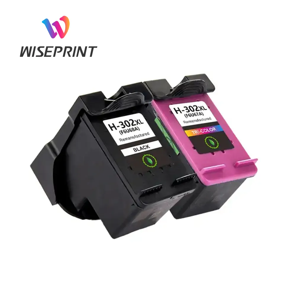 Wiseprint-cartucho de tinta para impresora HP 302XL 302 XL, cartucho de tinta remanufacturado de Color prémium para impresora Deskjet 1110, 2130, 3630, 3830, 4650