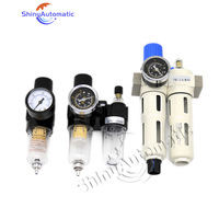 AFC2000 G1/4 Compresseur d'air Séparateur d'huile et d'eau Filtre à air Régulateur de soupape de réduction de pression Combinaison AFR2000 + AL2000 FRL