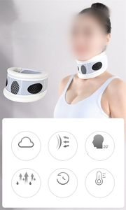Cervical Neck Traction Device Support Fixator Protect <b>Collar</b> Split Neck Brace Belt Cervical <b>Posture</b> Correction Traction Device - Product Image 4