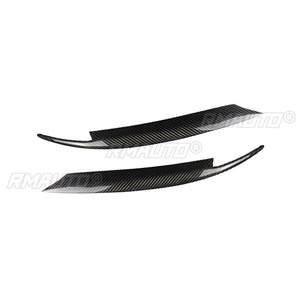 2 pièces de garnitures de phares en fibre de carbone pour Subaru Impreza WRX 10ème génération 2008-2011, autocollants de voiture, garnitures de phares - Product Image 2