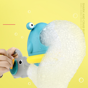 Venta al por mayor Stock nuevos juguetes de agua Juguetes de baño para niños Blow Bubble Crab Baño Happy Hour - Product Image 2