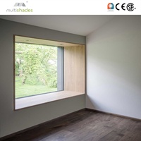 Ventanas de Triple Vidrio para Proyectos Comerciales con Certificación NFRC de EE. UU., Ventanas Panorámicas de Gran Tamaño, Ventana Fija de Piso a Techo