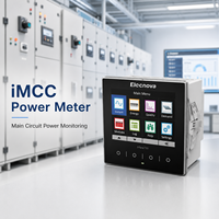 Analizador de Calidad de Energía del Circuito Principal para Centros de Datos, 0.2S Modbus TCP BACnet, Monitoreo de Descargas de Voltaje Transitorias, Medidor de Panel Trifásico