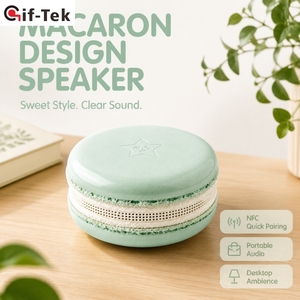 Altavoz Macaron con Emparejamiento Instantáneo NFC, Sonido <span class=keywords><strong>de</strong></span> Alta Calidad, Altavoz <span class=keywords><strong>Bluetooth</strong></span> Inalámbrico <span class=keywords><strong>Mini</strong></span> Portátil Creativo para Viajes y Hogar - Product Image 2