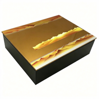 Op maat gemaakte houten maancake geschenkdoos met luxe noten- en dadelverpakking voor chocolade, gedroogd fruit, snoep en gebak - groothandel