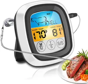 Vlees Thermometer Digitale Touchscreen Koken Voedsel Thermometer Instant Read Thermometer Voor Vlees Koken In Grill Roker Bbq