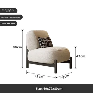 Vente en Gros Usine de Fauteuils Modernes du Milieu du Siècle. Chaises Longues à Structure Métallique. Personnalisation Disponible. - Product Image 5