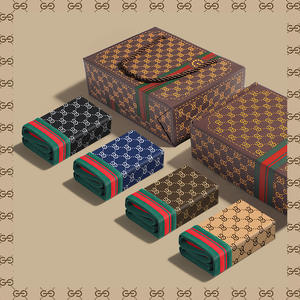 Boxer Aderenti da <span class=keywords><strong>Uomo</strong></span> in Seta Ghiaccio, Confezione Regalo da 4 Pezzi, Intimo con Stampa Premium - Product Image 2