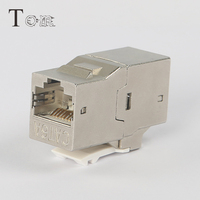 Coupleur en ligne cat.6a STP RJ45, prise de keystone, coupleur en ligne