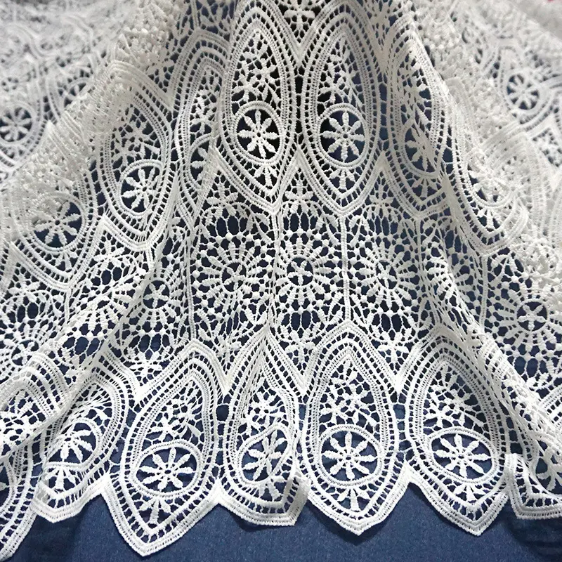 Disponible vestido de novia encaje leche seda bordado soluble en agua encaje mancha bordado forro encaje bordado