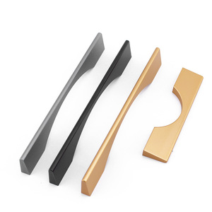 Aluminum Alloy <b>Cabinet</b> Handle Bar Minimalist Design Durable Wardrobe Drawer Hardware - Product Image 2
