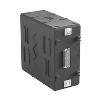 Estuche de plástico duro de seguridad para carretera 4U 6U 8U PE Estuche de plástico para estante de carretera con maletero de cable turístico resistente 4U Estuche de transporte de vuelo