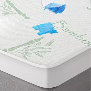 Oeko-tex 100 Certificated Wholesale Quilted Bamboo <strong>Mattress</strong> <strong>Protector</strong> Whole Sale Waterproof Bed Cover for Home or Hospital Use - Product Image 2
