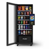 Máquina Expendedora Inteligente de Nuevo Estilo para Bebidas y Aperitivos con Pantalla Táctil NFC, Compresor de Refrigeración, Certificación CE, Francia, Europa