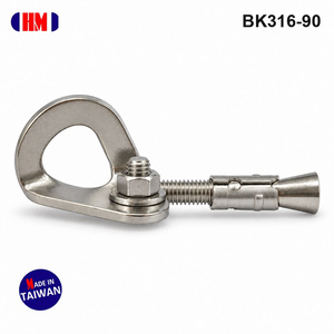 ชุดอุปกรณ์ยึดและแขวนแบบ Climbing Bolt ทำจากสแตนเลส 316 ขนาด M10 x 90 มม. พร้อมน็อตและแหวนรอง ผลิตตามมาตรฐาน EN 959 ผู้ผลิต OEM จากไต้หวัน - Product Image 3
