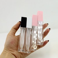Vente chaude de tubes à gloss carrés de 7 ml, contenants vides pour gloss à lèvres, huile à lèvres volumisante, vente en gros