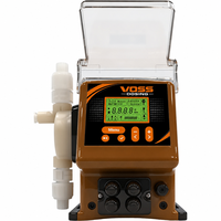 Bomba Dosificadora Digital Personalizada con Motor Paso a Paso VX30 Marrón, 30L/H, 4 Bar, IP65, RS485 Modbus, 4-20mA, para Alimentación Química en Torres de Refrigeración, OEM