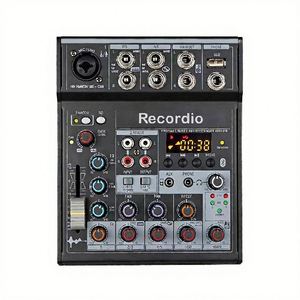 GAX-TG502 ngoài trời hệ thống âm thanh <span class=keywords><strong>4</strong></span> kênh BT tích hợp Mixer <span class=keywords><strong>DJ</strong></span> điều khiển cho podcast nhạc sĩ - Product Image 1