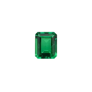7*9Mm Tổng Hợp Emerald Cut Emerald Đá Quý Bán Buôn