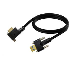 USB 3.0 AM Micro BM Cable Dual M3 Screw Locking Fast Shipping 0.3m/1m/2m Braid for Data Sync Charging <strong>Computer</strong> <strong>Accessory</strong> Stock - Product Image 4