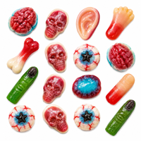 Bonbons gélifiés d'Halloween en gros : Yeux, cerveaux, crânes, doigts, crocs, parties du corps – Bonbons fantaisie – Fournisseur d'emballages personnalisés OEM
