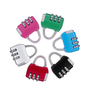 Candado de Combinación Popular de 6 Colores para Gimnasio, Candado Antirrobo para Equipaje y Viajes, de Aleación de Zinc - Product Image 6