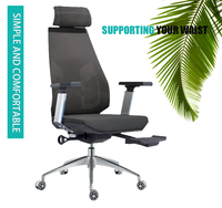 Chaise de bureau en maille Chaise ergonomique pour ordinateur Mobilier de bureau d'intérieur avec cadre en métal Chaise pivotante