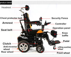 Fournisseur d'équipement de rééducation Offre Spéciale fauteuil roulant électrique debout pour personnes handicapées - Product Image 3