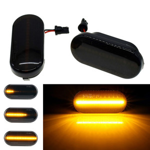 Luz Indicadora Lateral Skyearth LED SMD Ámbar con Carcasa de ABS, Lámpara de Señal de Giro Lateral para VW Ford Seat Skoda Bora - Product Image 1
