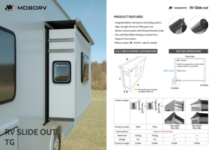Sistema Deslizante Extraíble MOBORV DIY para Autocaravana Clase B Parte del Sistema de Mecanismo Eléctrico para Vehículo de Acampada <span class=keywords><strong>Camper</strong></span> - Product Image 2